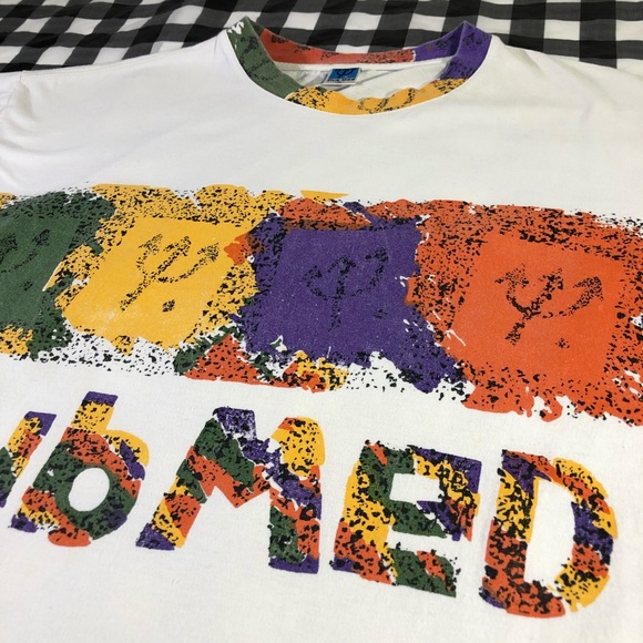 Club Med Phuket Thailand Hotel Big Print Logo Colorful Vintage T Shirt XL - Picture 3 of 8